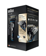 Series 9 Wet/Dry Electric Shaver Black plus Clean&Charge Station & Travel Case